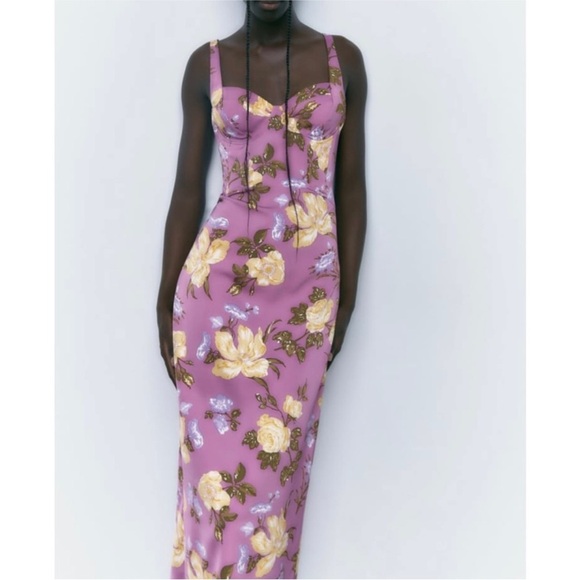Zara corset style dress BLOGGERS FAVORITE!!! - Picture 8 of 11